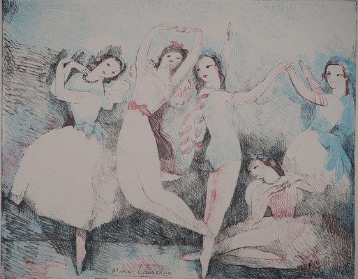Marie Laurencin, The Dancers, Original Signed Lithograph for sale