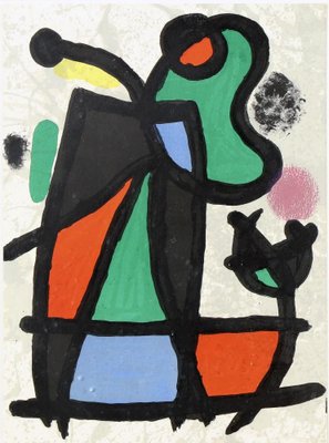 Joan Miró, Behind the Mirror No. 186, Lithograph Magazine Page