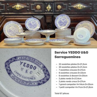 6 ASSIETTES Plates Sarreguemines Décor Strasbourg EUR 36,00 - PicClick FR