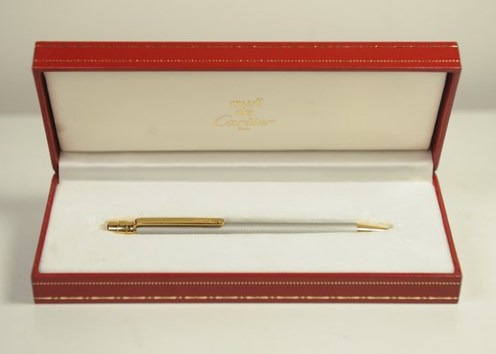 Penne a sfera Santos Stylo Bille Must II in acciaio spazzolato e