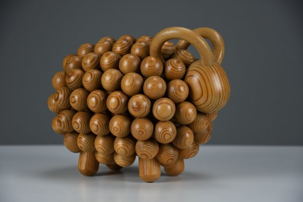 Aarikka Kaija, Passi Aries Sculpture, 1973, Wood for sale at Pamono