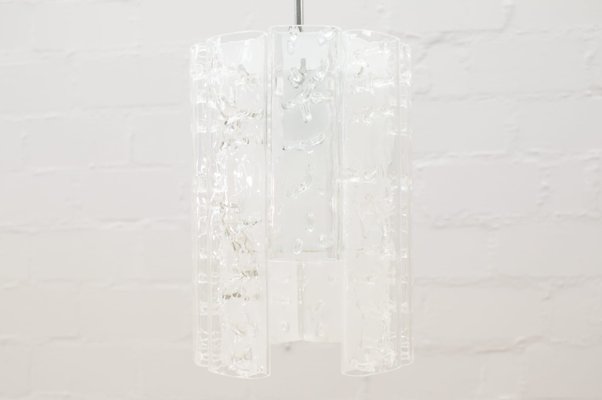 Long Glass Pendant Light 