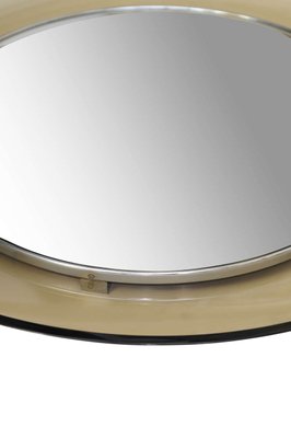 Vintage Curved Mirror By Fontana Arte