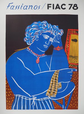 Alekos Fassianos, Thinker with a Watch (Fiac1978), Original