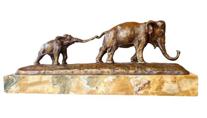 Hooshing Campanelli A Vento Elefante In Metallo – Portafortuna Per Casa E Giardino – Suono Rilassante – Regalo Originale