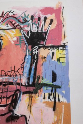 Jean-Michel Basquiat, Composition, Numbered Color Silkscreen Print
