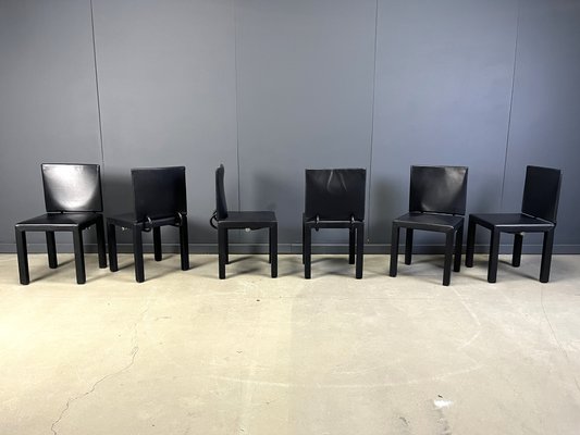 Arcadia Dining Chairs by Paolo Piva for B&B Italia, 1980s, Set of