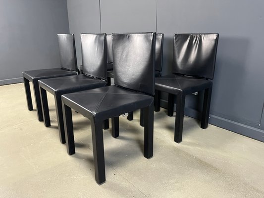 Arcadia Dining Chairs by Paolo Piva for B&B Italia, 1980s, Set of