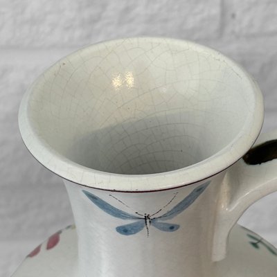 Large Faience Vase by Stig Lindberg for Gustavsberg, Sweden, 1940s
