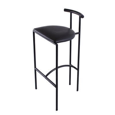 Tokyo Black Stool by Rodney Kinsman for Bieffeplast, 1980s for