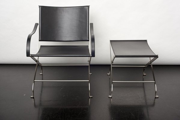 レザー　スツール　FLEXFORM / CARLOTTA STOOL Carlotta folding stool by Flexform | Available in Europe