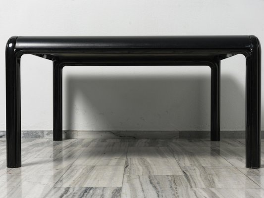 Knoll モダンテーブル 黒 1976 Gae Aulenti 1976 Gae Aulenti for Knoll International Table de salle à manger