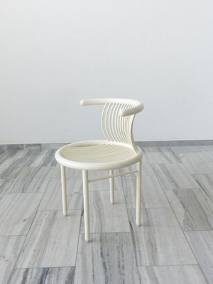 White Circo Chair by Jutta and Herbert Ohl for Lübke, 1980s for