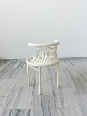 Jutta & Herbert Ohl Circo Chair ポストモダン White Circo Chair by Jutta and Herbert Ohl for Lübke, 1980s for