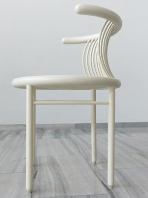White Circo Chair by Jutta and Herbert Ohl for Lübke, 1980s for