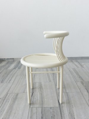 White Circo Chair by Jutta and Herbert Ohl for Lübke, 1980s for
