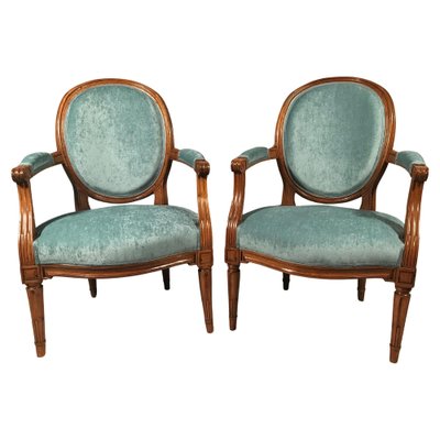 Louis XVI Armchairs, Provincial France, 1780s, Set of for sale