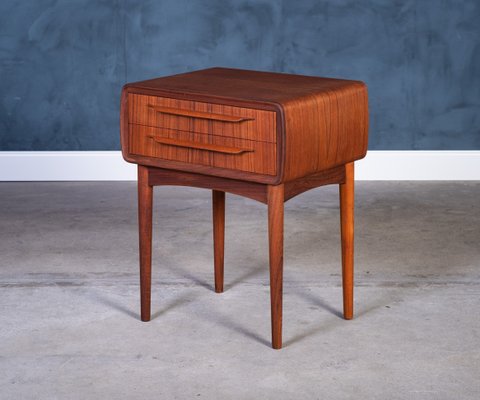 Teak Nightstand by Johannes Andersen for CFC Silkeborg, 1960s for