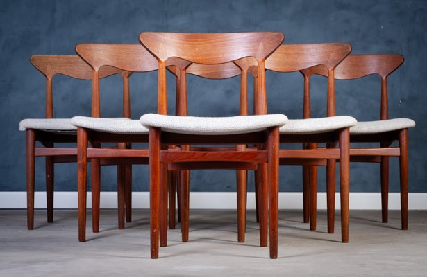 Vintage Danish Teak Dining Chairs from Slagelse Møbelfabrik, 1960s