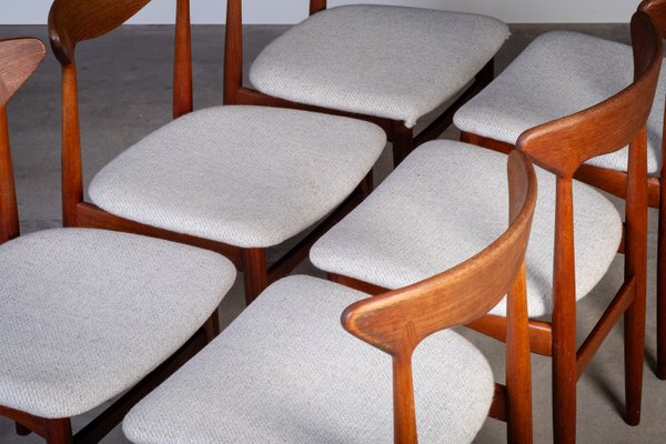 Vintage Danish Teak Dining Chairs from Slagelse Møbelfabrik, 1960s