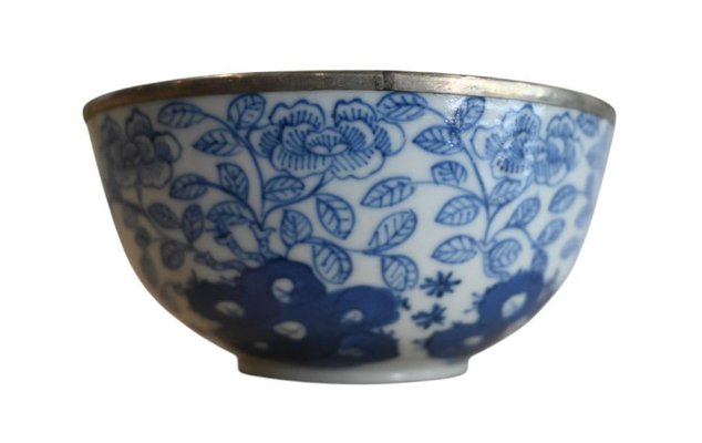 Blaue Hu Porzellanschale, 1800er bei Pamono kaufen