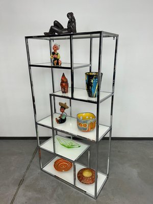 Mid-Century Modern Etagere in Chrome by Milo Baughman, 1960s for sale at Pamono