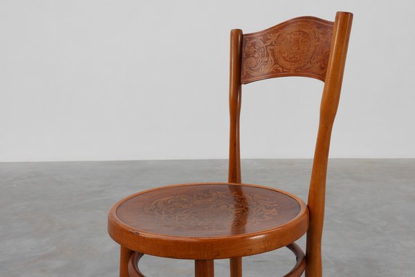 Art Deco Bentwood Chair from Jacob & Josef Kohn, Austria, 1910s
