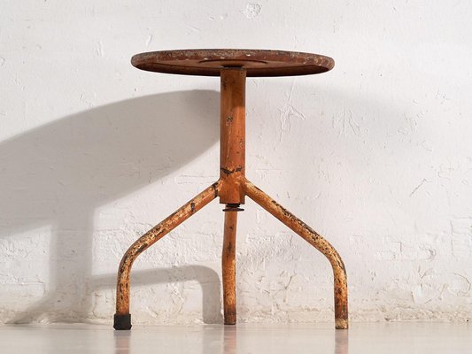 Vintage Stool in Metal, 1950 for sale at Pamono