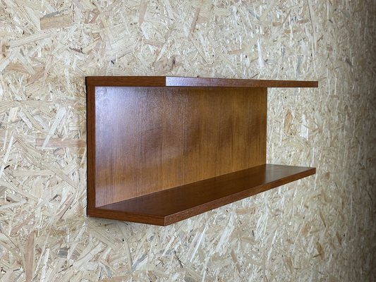 Teak Wall Shelf, Denmark, 1960s for sale at Pamono