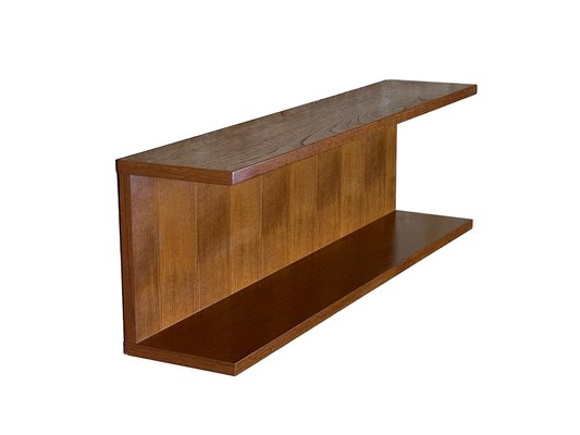 Teak Wall Shelf, Denmark, 1960s for sale at Pamono