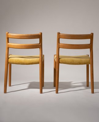 Model 84 Chairs by Niels Otto N O M ller for J L M llers, 1976, Set of 2 for sale at