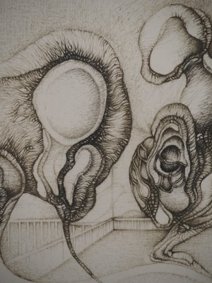 Fred Deux, The Wedding, Original Signed Engraving for sale at Pamono