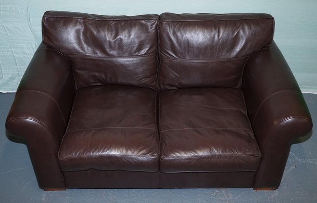 Vintage Duresta Sofa in Brown Leather for sale at Pamono