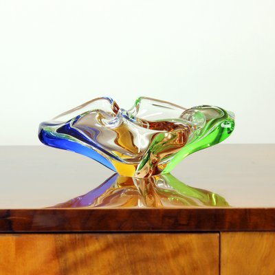 Art Rhapsody Collection Bowl in Glass by Frantisek Zemek, Former