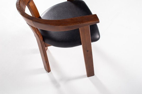 Dining Chairs by Lars Gangsø, Denmark, 1970s, Set of 6 for sale at