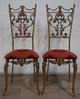 Italian Neoclical Style Chairs 1950s Set Of 2 Italian Neoclical Style Chairs 1950s Set Of 2