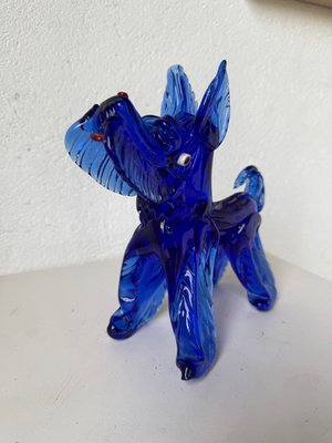 置物 Murano Italy Antique Murano Glass Scottie Dog Sculpture, 1980s for sale at Pamono