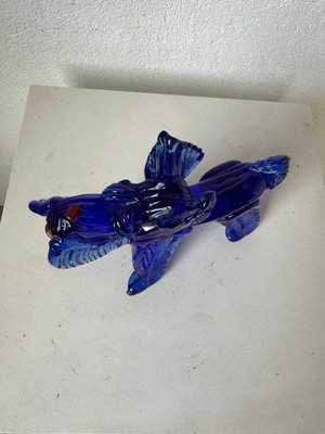 Murano Glass Scottie Dog Sculpture, 1980s for sale at Pamono