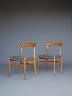 椅子 Hans J. Wegner W2 / C.M. Madsen 椅子 Hans J. Wegner W2 / C.M. Madsen Set of 7 Hans Wegner W2