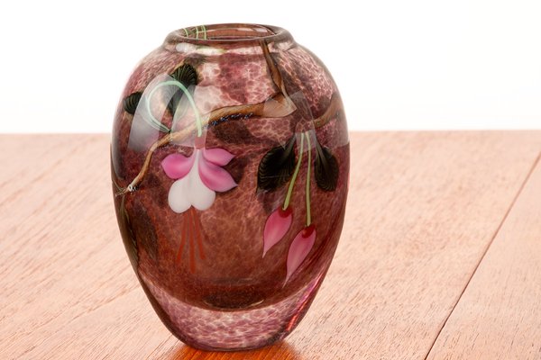 Art Nouveau Blown Glass Vase by Ed Aleksander for Orient