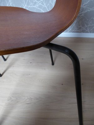 Model 3300 Chair in Teak by Arne Jacobsen for Fritz Hansen, 1955
