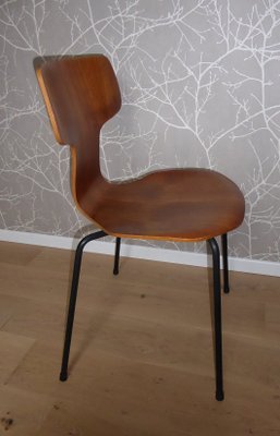 Model 3300 Chair in Teak by Arne Jacobsen for Fritz Hansen, 1955