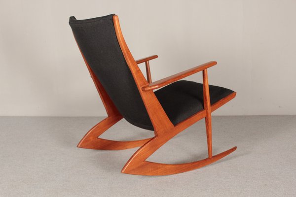 Danish Teak Rocking Chair, 1950s for sale at Pamono