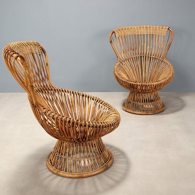 Vintage Margherita Armchairs attributed to Franco Albini, 1950s
