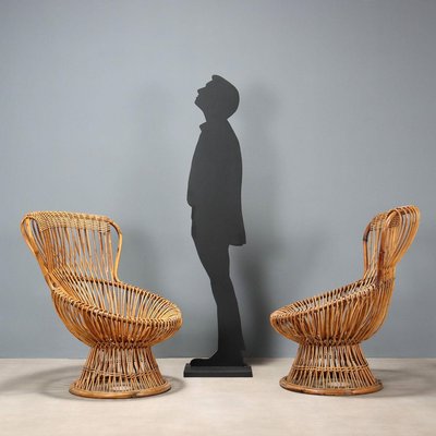 Vintage Margherita Armchairs attributed to Franco Albini, 1950s