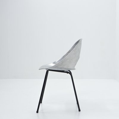 Aluminum Tonneau Chair by Pierre Guariche for Steiner, 1950s for