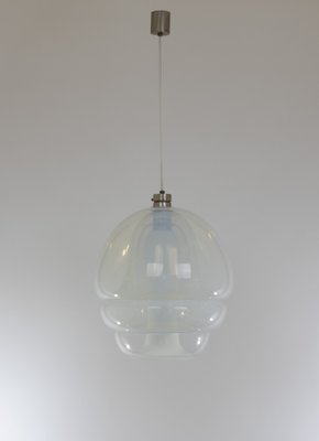 Exquise lampe à suspension Mazzega Murano par Carlo Nason, 1970 - En vente sur France