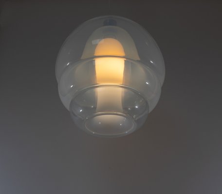 Lampada a sospensione in vetro di Murano Carlo Nason, Mazzega | Deesup