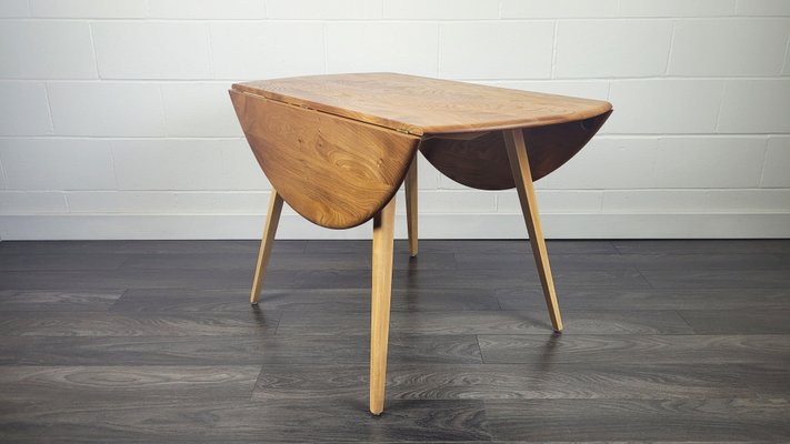 Ercol Windsor Ercol Drop Leaf Plank Table Vintage Mid Century