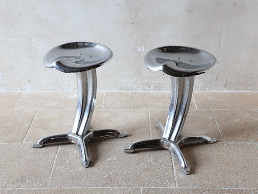 Lotus Stools by Yasu Sasamoto for Dulton, 1960s, Set of 2 for sale